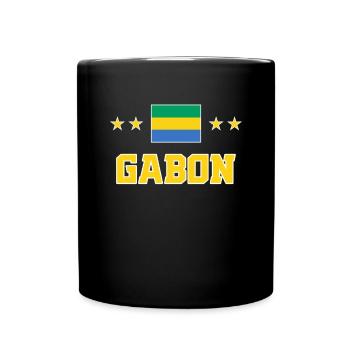 Gabon - Full Colour Mug - black - Front