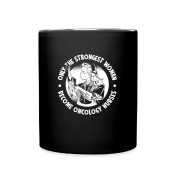 Nurse Oncological Nurse - Full Colour Mug - black - Front