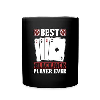 Classic Blackjack Meilleur joueur de Blackjack Gambling - Mug uni - noir - Devant