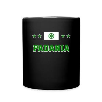 Padanien - Tasse einfarbig - Schwarz - Vorne