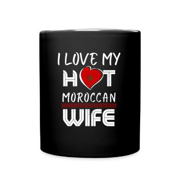 C’est drôle que j’aime mon mari marocain chaud - Mug uni - noir - Devant