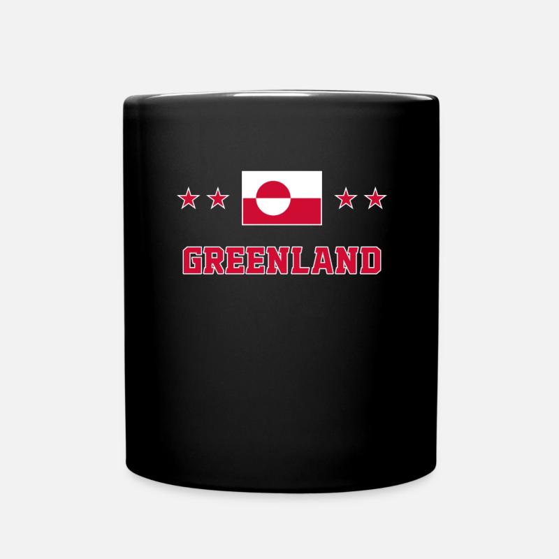 Greenland - Full Colour Mug - black