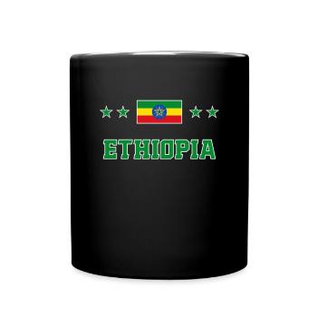 Ethiopia - Full Colour Mug - black - Front