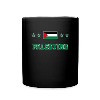 Palästina - Tasse einfarbig - Schwarz - Vorne