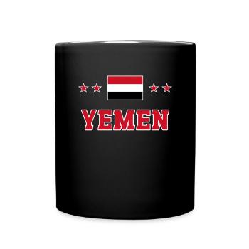 Jemen - Tasse einfarbig - Schwarz - Vorne