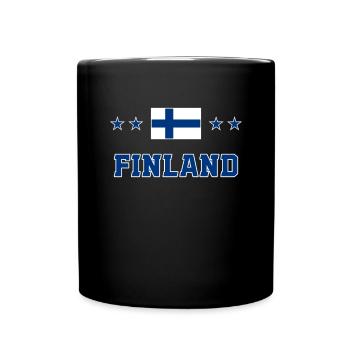 Finland - Full Colour Mug - black - Front