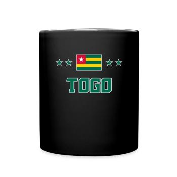 Togo - Tasse einfarbig - Schwarz - Vorne