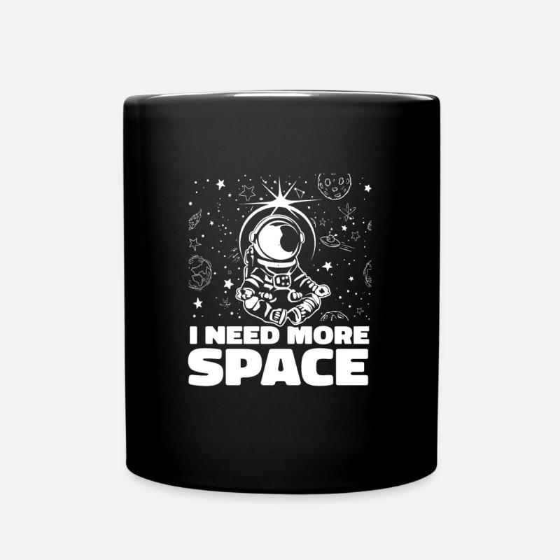 Space Space Funny Astroid Diversion - Mug uni - noir