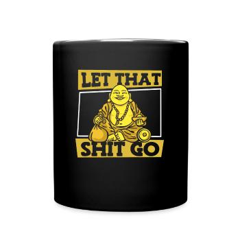 Bouddha bouddhiste drôle - Mug uni - noir - Devant