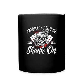 Cribbage Club Co. Skunk On Card Game Playing Cards - Tasse einfarbig - Schwarz - Vorne