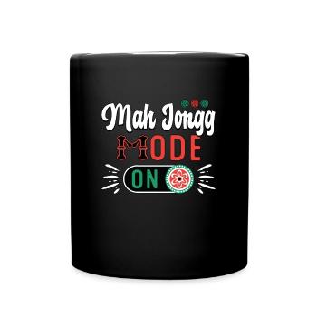 Mah Jongg Mode On Loves Chinese Mahjong Board Game - Tasse einfarbig - Schwarz - Vorne
