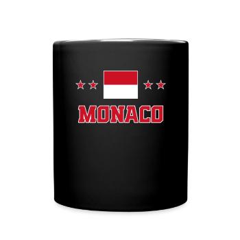 Monaco - Mug uni - noir - Devant