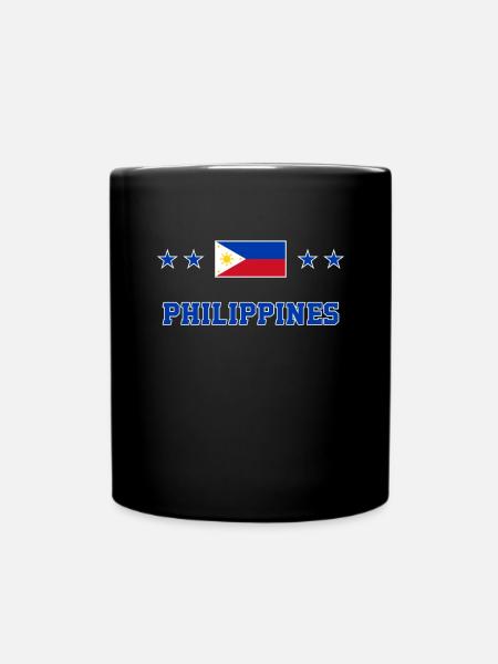 Philippinen - Tasse einfarbig - Schwarz