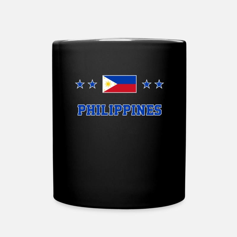 Philippinen - Tasse einfarbig - Schwarz