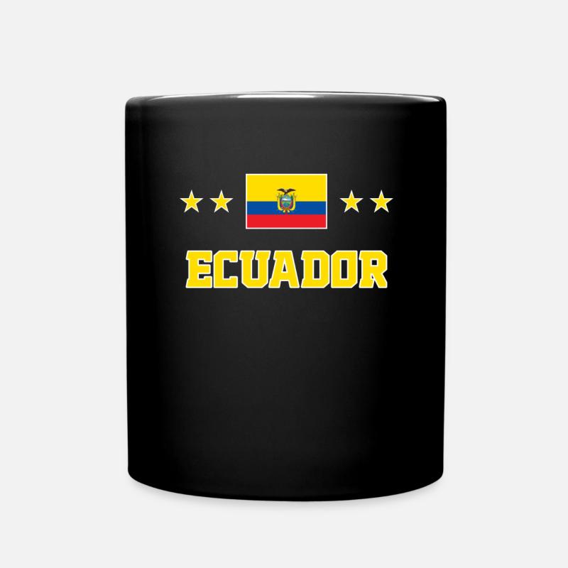 Ecuador - Tasse einfarbig - Schwarz