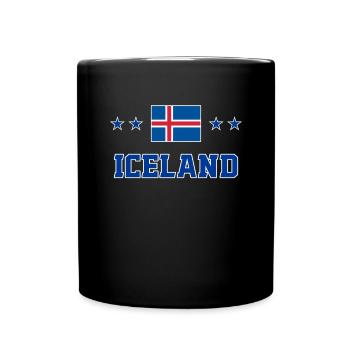 Iceland - Full Colour Mug - black - Front
