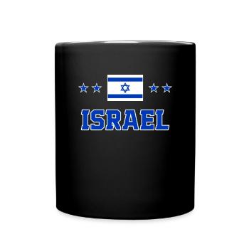 Israël - Mug uni - noir - Devant