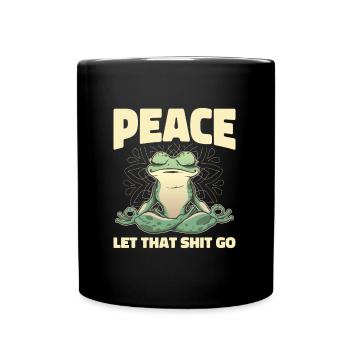 Buddha Buddhist Peace - Full Colour Mug - black - Front
