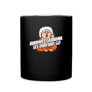 Bouddha bouddhiste drôle - Mug uni - noir - Devant