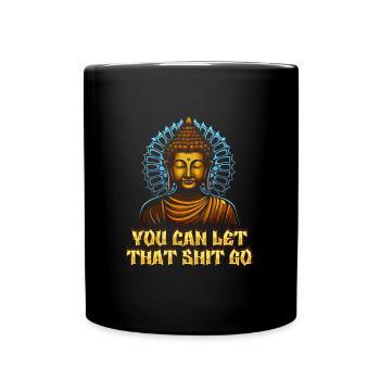 Buddha Buddhist Great - Full Colour Mug - black - Front