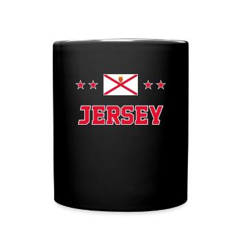 Jersey - Tasse einfarbig - Schwarz - Vorne