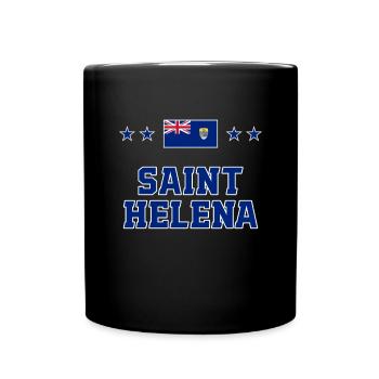 St. Helena - Tasse einfarbig - Schwarz - Vorne