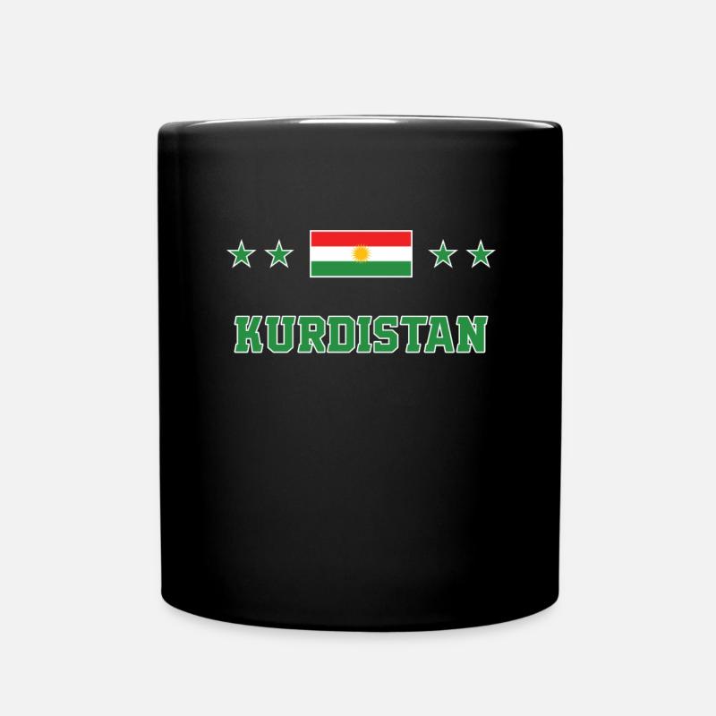 Kurdistan - Tasse einfarbig - Schwarz