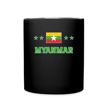 Myanmar - Full Colour Mug - black - Front