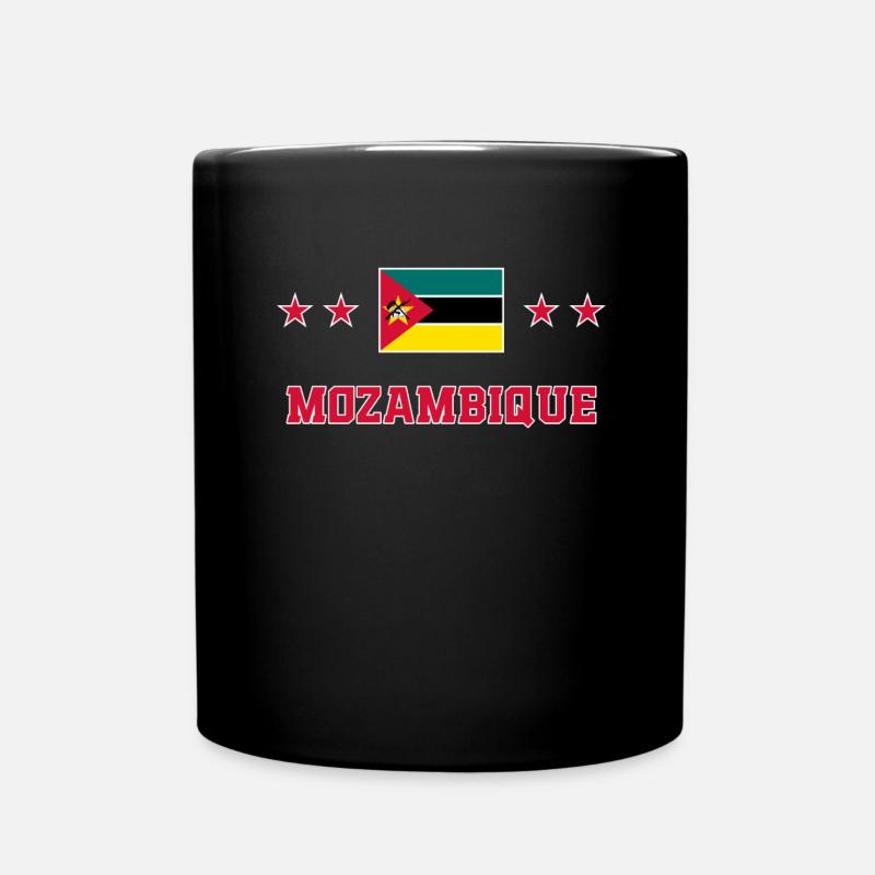 Mosambik - Tasse einfarbig - Schwarz