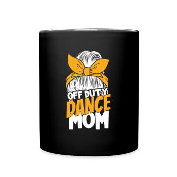 Maman Mère Hors Service Danse Mère - Mug uni - noir - Devant