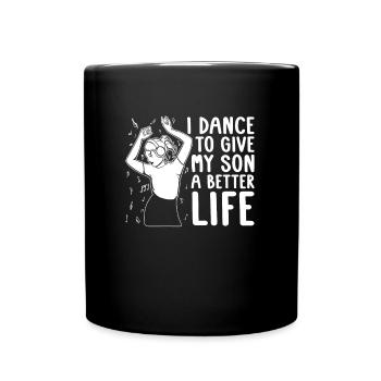 Mom Mom Dancing Dancing Mom - Full Colour Mug - black - Front