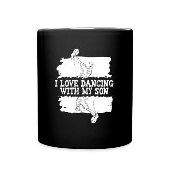 Mom Mutter Mutter Tanz Mutter - Tasse einfarbig - Schwarz - Vorne