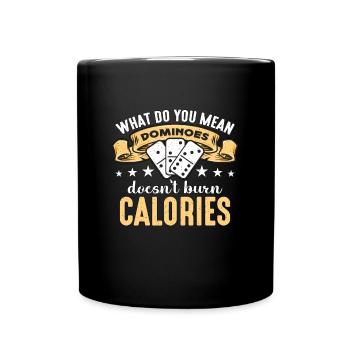 Dominoes What Do You Mean Dominoes Family Game - Full Colour Mug - black - Front