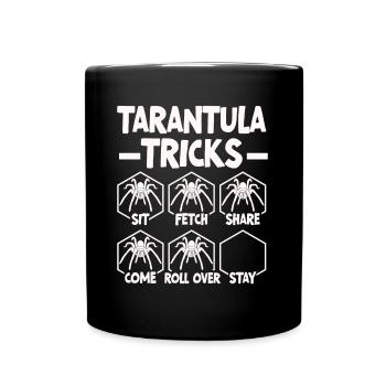 Tarantula breeder spider owner tarantula - Full Colour Mug - black - Front