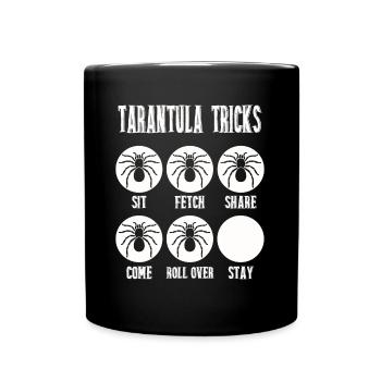 Tarantula breeder spider owner tarantula - Full Colour Mug - black - Front