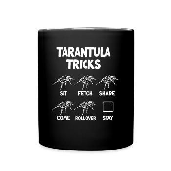 Tarantula breeder spider owner tarantula - Full Colour Mug - black - Front
