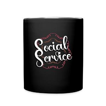 Social Service Socialist Consultant Social Worker - Tasse einfarbig - Schwarz - Vorne