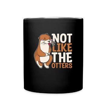 Otter Not Like The Otters Animal Lovers Breeder - Full Colour Mug - black - Front