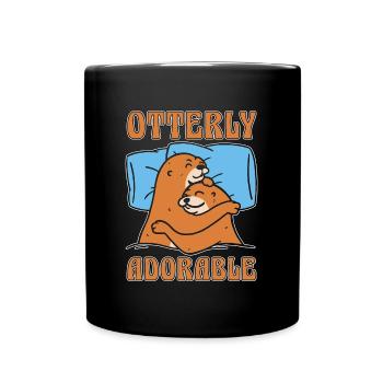 Otterly Adorable Animal Lovers Otter Breeding - Tasse einfarbig - Schwarz - Vorne