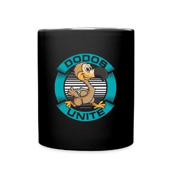 Dodo Bird Dodos Unite Flightless Extinct Birds - Full Colour Mug - black - Front