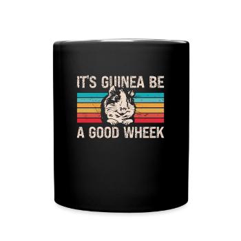Cochon d’Inde C’est Guinée Be A Good Wheek Retro Cavy - Mug uni - noir - Devant