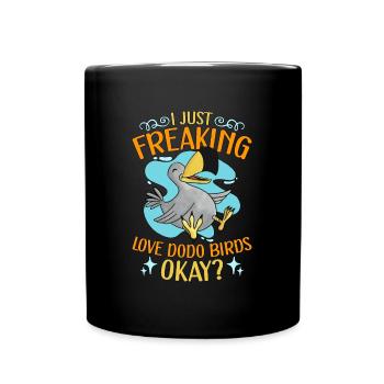 Dodo Bird I Just Freaking Love Dodo Bird Watching - Mug uni - noir - Devant