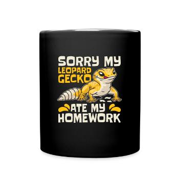 Gecko léopard désolé mon gecko léopard amoureux - Mug uni - noir - Devant