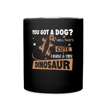 Crown Gecko Reptile Gecko Terrarium Pet - Mug uni - noir - Devant