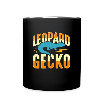 Léopard Gecko Animal Lover Herpetology Reptiles - Mug uni - noir - Devant