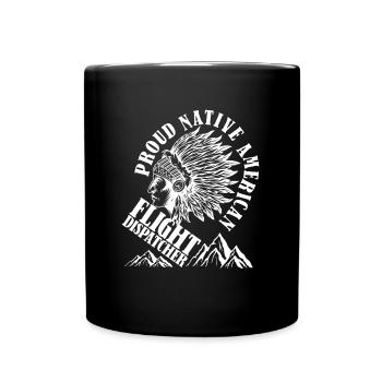 Emergency call control center operations center chief - Full Colour Mug - black - Front