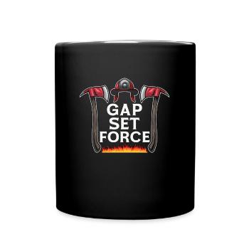 Service d’incendie en chef des pompiers de la Force d’intervention - Mug uni - noir - Devant