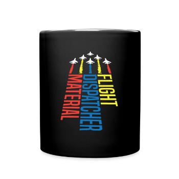 Jets du centre de contrôle des appels d’urgence du centre d’opérations - Mug uni - noir - Devant