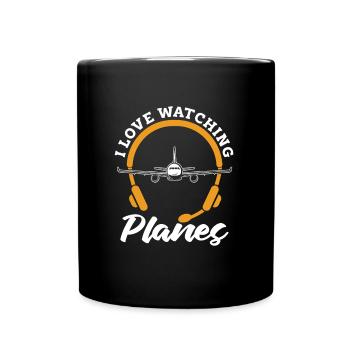 Emergency call control center operations center love - Full Colour Mug - black - Front
