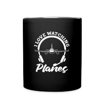 Distributeur de vols du centre de contrôle des appels d’urgence - Mug uni - noir - Devant